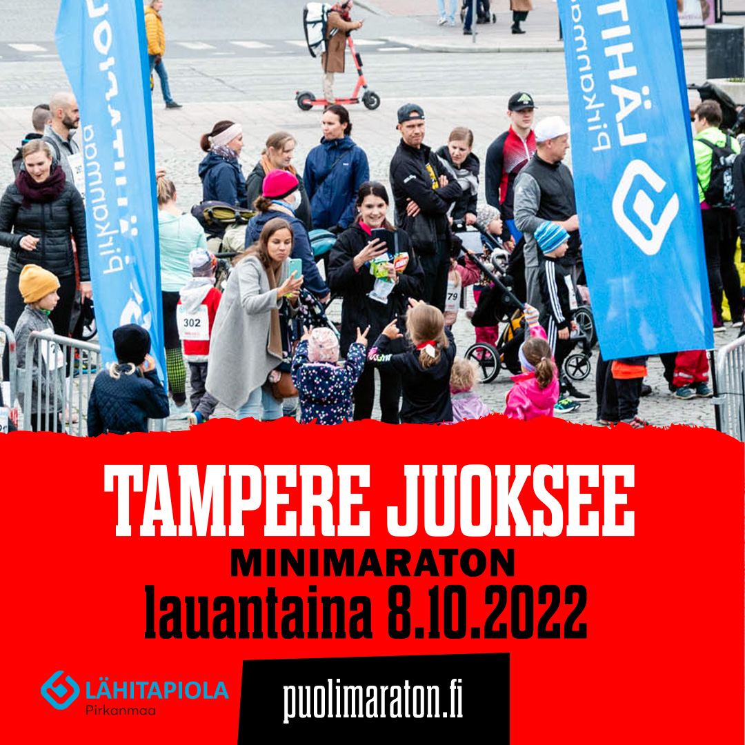 Minimaraton » Tampere Juoksee - kymppi - Puolimaraton 2023